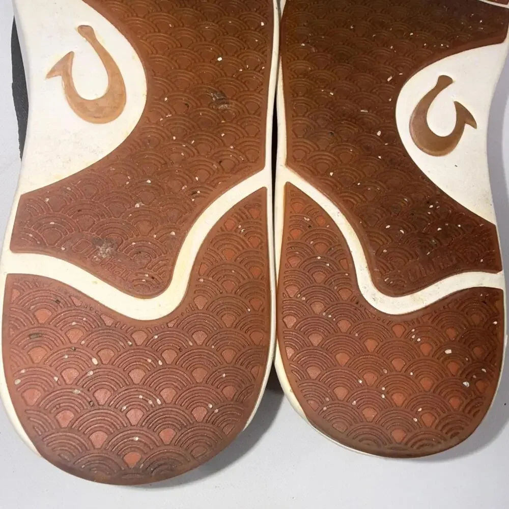 OluKai Lae'Ahi Pa'I Lava Rock Ke‎ Au Gray Camo Mens Slip On Shoes Sneakers 8.5